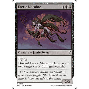 呆呆龙卡牌 万智牌 渡亡仙灵 Faerie Macabre MB2 神秘补充包2