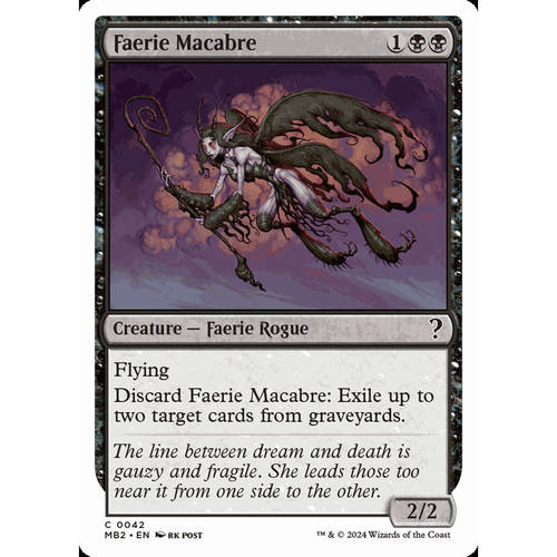 呆呆龙卡牌 万智牌 渡亡仙灵 Faerie Macabre MB2 神秘补充包2