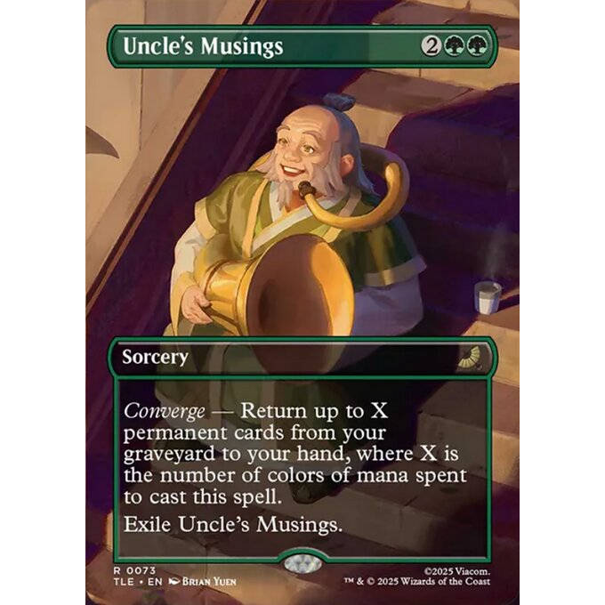 万智牌 Uncle's Musings 皇叔的冥思 TLE 异画 平/闪