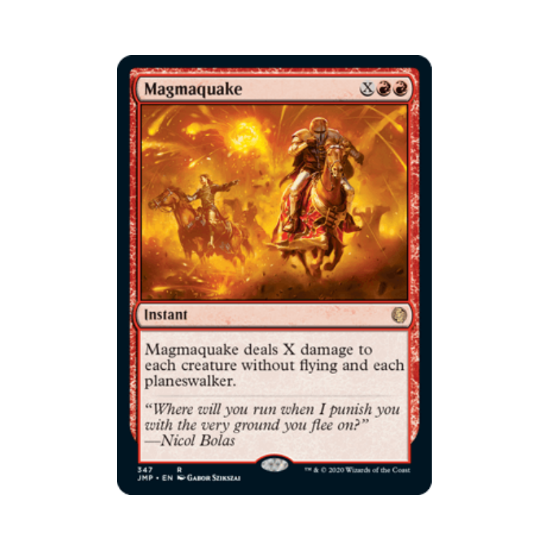 呆呆龙卡牌 万智牌 岩浆暴震 英文 JUMPSTART 红色