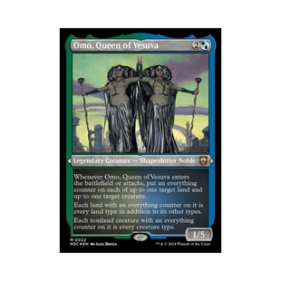 万智牌 维苏瓦女皇欧茉 蚀刻闪 简中/英 摩登新篇3指挥官 多色 金