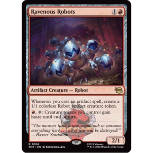 万智牌 TMT 忍者神龟 Ravenous Robots 贪婪机器人 扩画 平/闪