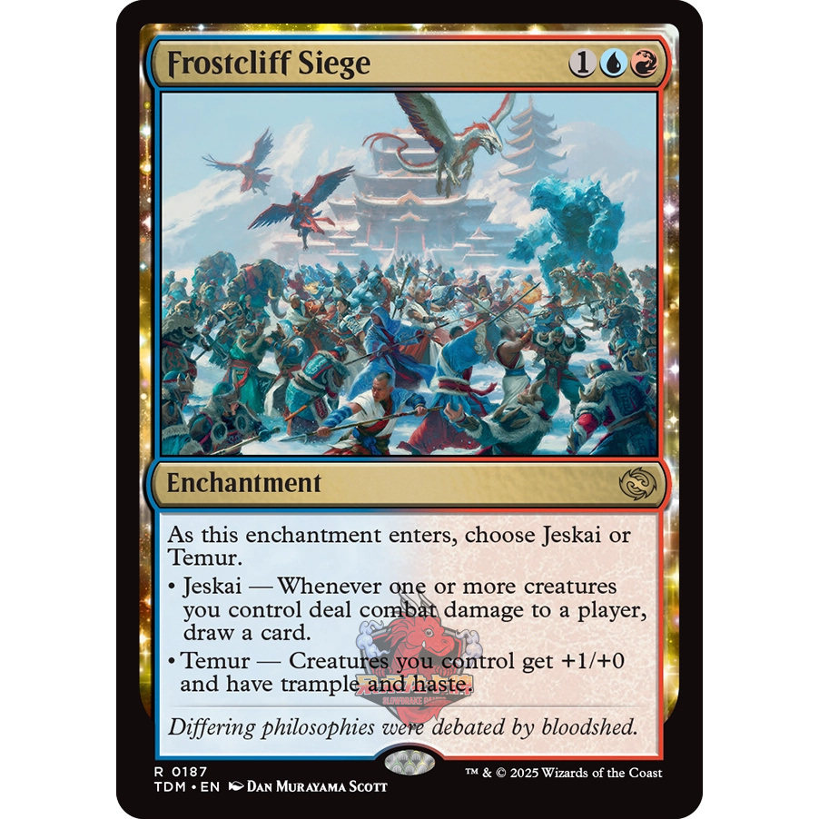 万智牌 鞑契 龙岚录 平/闪/扩画 Frostcliff Siege 围攻霜崖