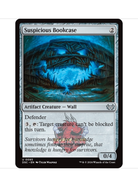 万智牌 可疑书架 Suspicious Bookcase 暮悲邸:鬼屋惊魂指挥官 银