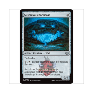 可疑书架 鬼屋惊魂指挥官 Suspicious 暮悲邸 银 Bookcase 万智牌
