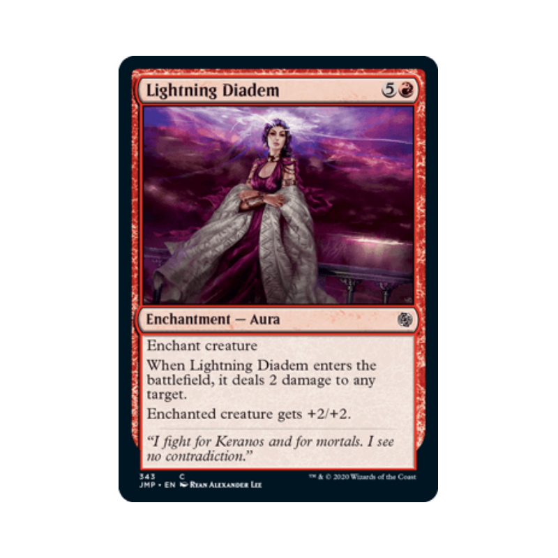 呆呆龙卡牌 万智牌 闪电权冠 英文 JUMPSTART 红色