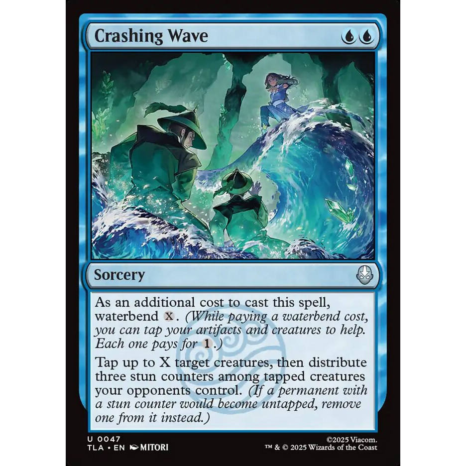 万智牌 crashing wave 翻涌水浪 TLA 平/异画/闪