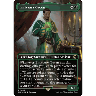 万智牌 绿特使 Emissary Green 英文 拉尼卡妙探寻凶 绿色 金