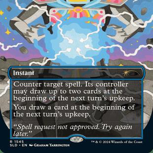 呆呆龙卡牌 万智牌 玄秘否定 英文 闪 Secret Lair SLD