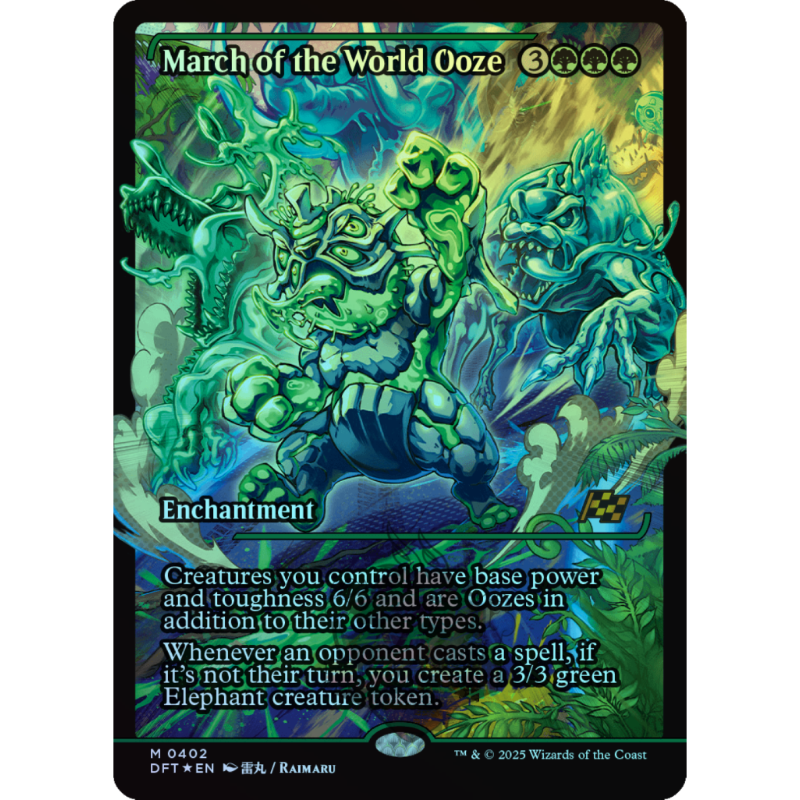 万智牌 闪 流浆行进 March of the World Ooze 二次元 乙太漂移