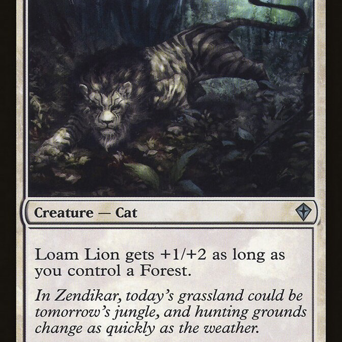 万智牌 plst WWK 13 loam lion 黑土狮 the list 英文