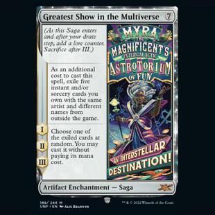 万智牌 UNF 鸡飞4 银河 平 Greatest 闪 Multiverse the Show