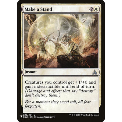 万智牌 OGW 26 make a stand 奋勇抗敌 the list