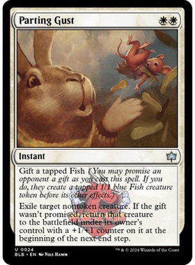 呆呆龙 万智牌 劲风吹散 Parting Gust 0024 平/闪