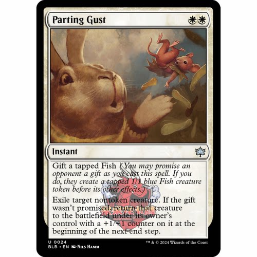 呆呆龙 万智牌 劲风吹散 Parting Gust 0024 平/闪