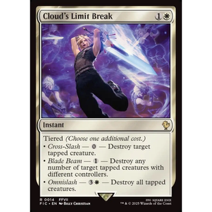 最终幻想 平 极限招式 Cloud 克劳德 闪 Break Limit 扩画