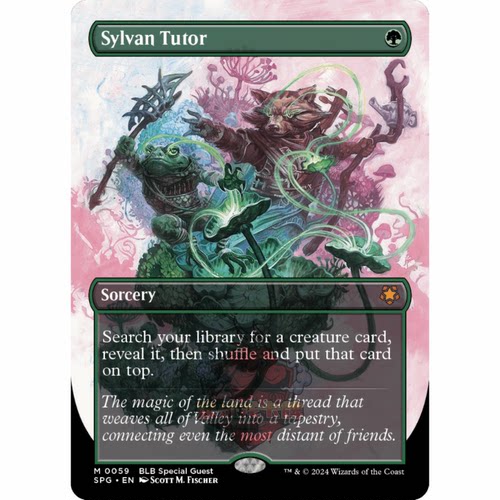 呆呆龙 万智牌 森林导师 Sylvan Tutor 0059 特别来宾 SPG 平/闪