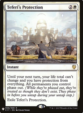 呆呆龙卡牌 万智牌 英文 the list 泰菲力的庇护 白色 金