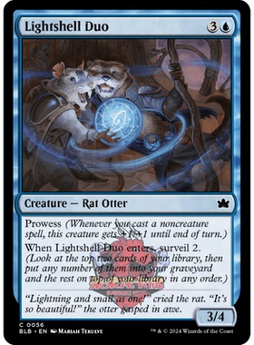 呆呆龙 万智牌 亮壳搭档 Lightshell Duo 0056 平/闪