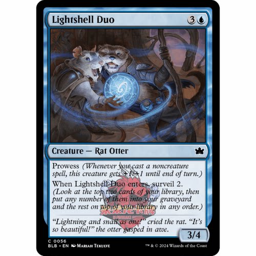 呆呆龙 万智牌 亮壳搭档 Lightshell Duo 0056 平/闪