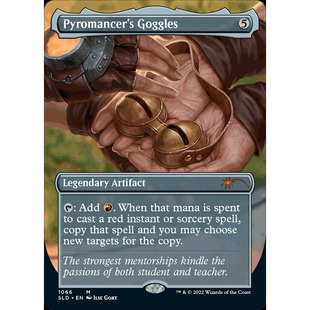 英文 闪 烈焰术士护目镜 万智牌 Lair Secret Drop SLD