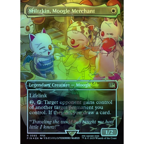 闪 莫古力商人斯蒂尔兹金 Stiltzkin Moogle Merchant 最终幻想