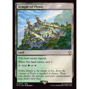 呆呆龙 万智牌 丰足殿堂 Temple of Plenty 平/闪/扩画 最终幻想