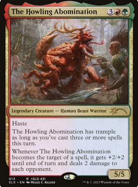 呆呆龙卡牌 万智牌 The Howling Abomination slx 英文 街霸