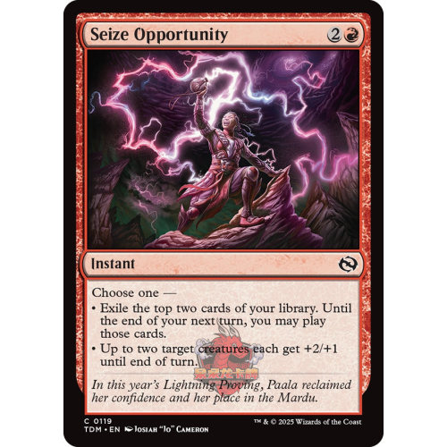 万智牌 鞑契 龙岚录 Seize Opportunity 抓住机遇