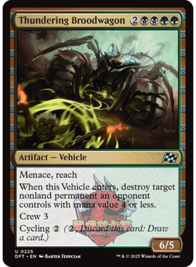 万智牌 雷鸣育兽者 Thundering Broodwagon 平/闪 乙太漂移 多色