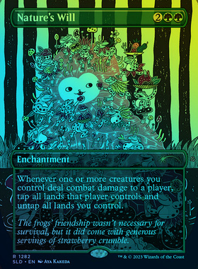 呆呆龙卡牌 万智牌 闪 大自然之愿 英文 secret Lair SL 绿色