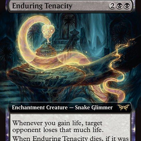 万智牌 Enduring Tenacity 永续顽强体 鬼屋惊魂 扩画 平/闪