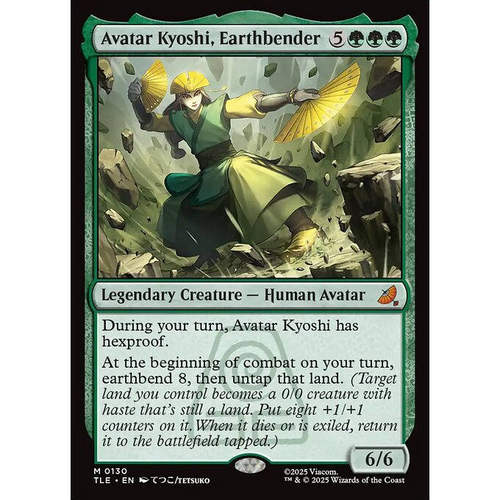 万智牌Avatar Kyoshi, Earthbender 运土神通虚子 TLE 扩画 平/闪