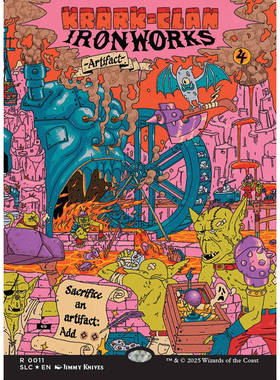 呆呆龙卡牌 万智牌 lair SLC 喀勒克族制铁厂 密室珍品 魔法书