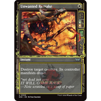 万智牌 Unwanted Remake 违愿重塑 鬼屋惊魂 异画 平/闪/日印