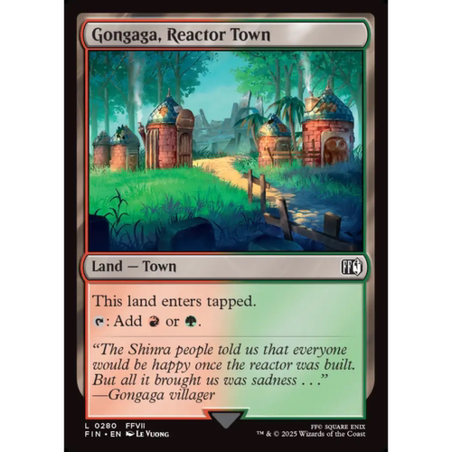 荒废魔晄炉贡加加村 Gongaga Reactor Town 平/闪 最终幻想