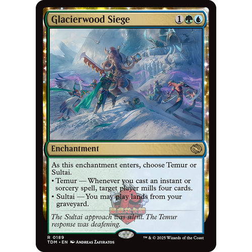 万智牌 鞑契 龙岚录 平/闪/扩画 Glacierwood Siege 围攻晶林