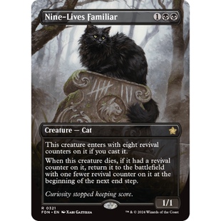 閃 FDN Familiar 九命傭獸 平 金 基石構(gòu)筑 Lives Nine 異畫 黑色