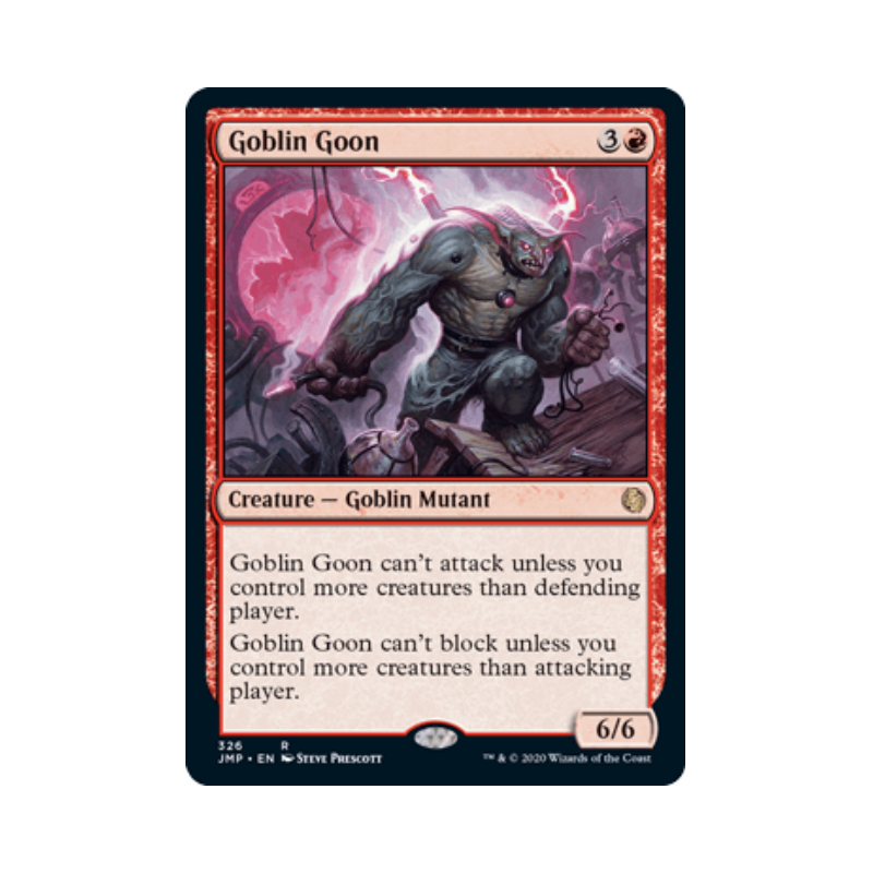 呆呆龙卡牌 万智牌 蛮恶鬼怪 英文 JUMPSTART 红色