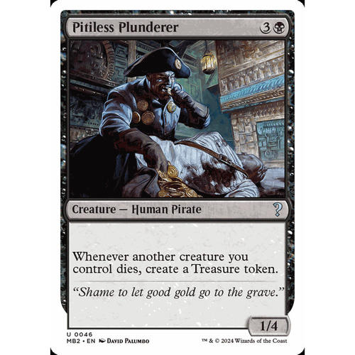 MB2 万智牌 冷酷袭劫者 Pitiless Plunderer 神秘补充包2