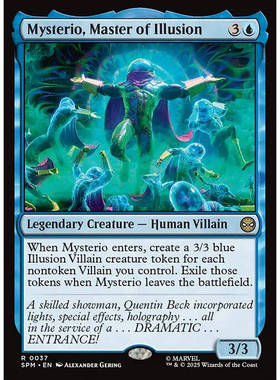 Mysterio, Master of Illusion 虚影专家神秘客 平/闪/扩画 SPM