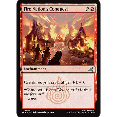 万智牌 fire nation s conquest 烈火国出征 TLE 闪