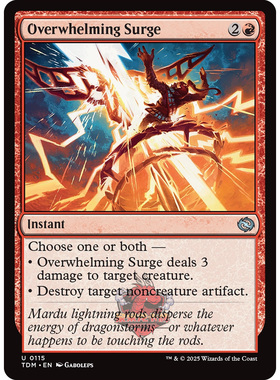 万智牌 鞑契 龙岚录 平/闪 Overwhelming Surge 超幅电涌