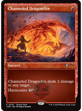 万智牌 通贯龙炎 Channeled Dragonfire 平/闪 龙岚录 PROMO PACK