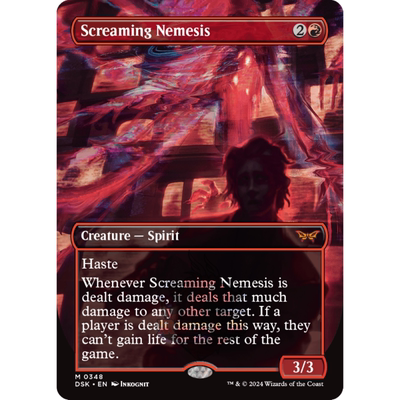 万智牌 Screaming Nemesis 尖鸣宿敌 鬼屋惊魂 异画 平/闪