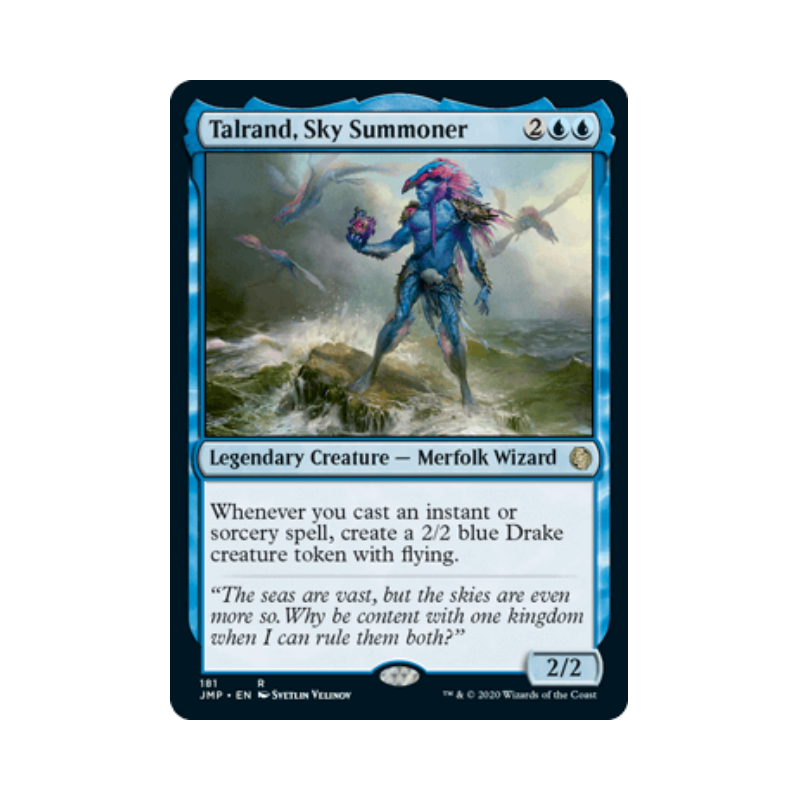 呆呆龙卡牌 万智牌 空召师陶岚 英文 JUMPSTART 蓝色