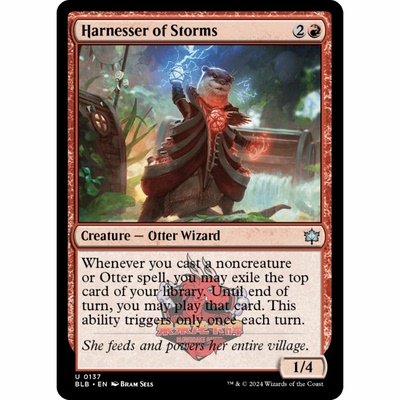 呆呆龙 万智牌 驭风师 Harnesser of Storms 0137 平/闪