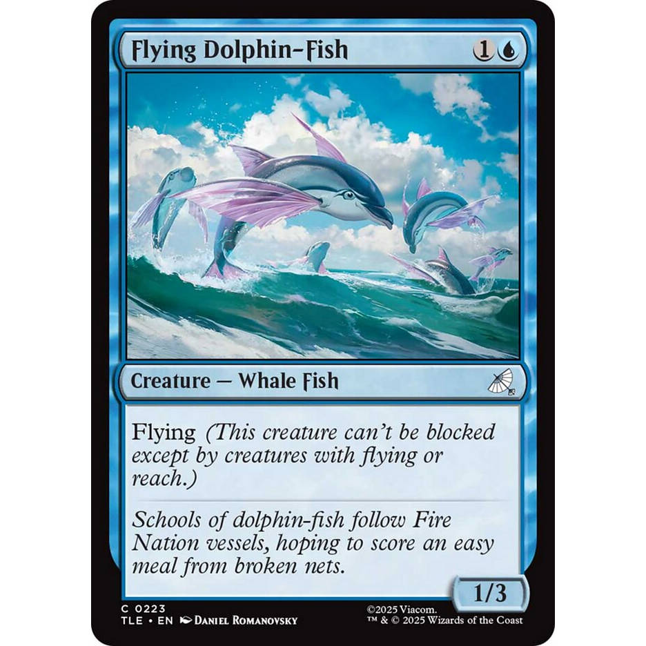 万智牌 flying dolphin fish 飞天海豚鱼 TLE 闪
