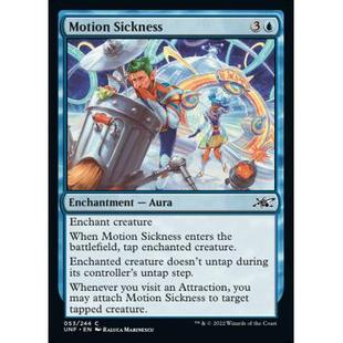 呆呆龙 万智牌 英文 鸡飞4 UNF 平/闪/银河 Motion Sickness