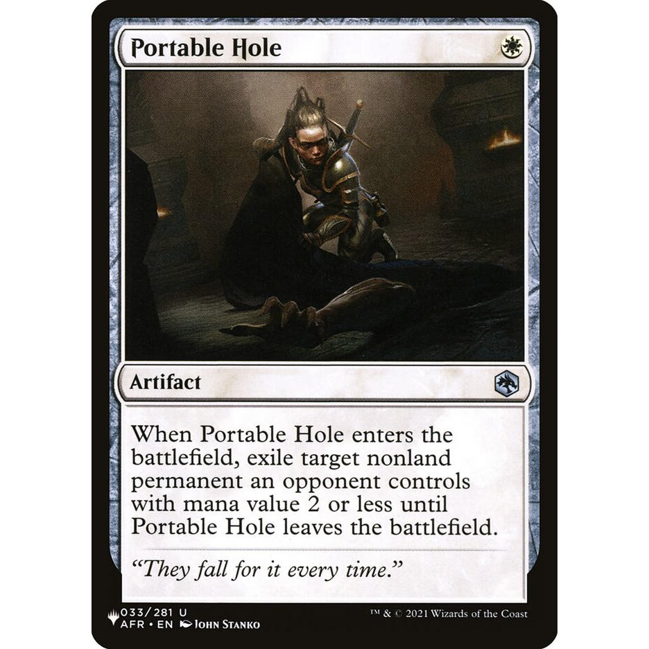 万智牌 plst AFR 33 portable hole 携带式次元洞 the list 英文
